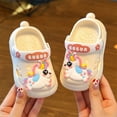 thumbnail image 5 of Hessimy Children Slippers Cute Cartoon Beach Slippers for Kids Non Slip Boys Girls Summer Shoes with Slides Sandals Outdoor Beach Pool Show cute slippers(White,5), 5 of 6