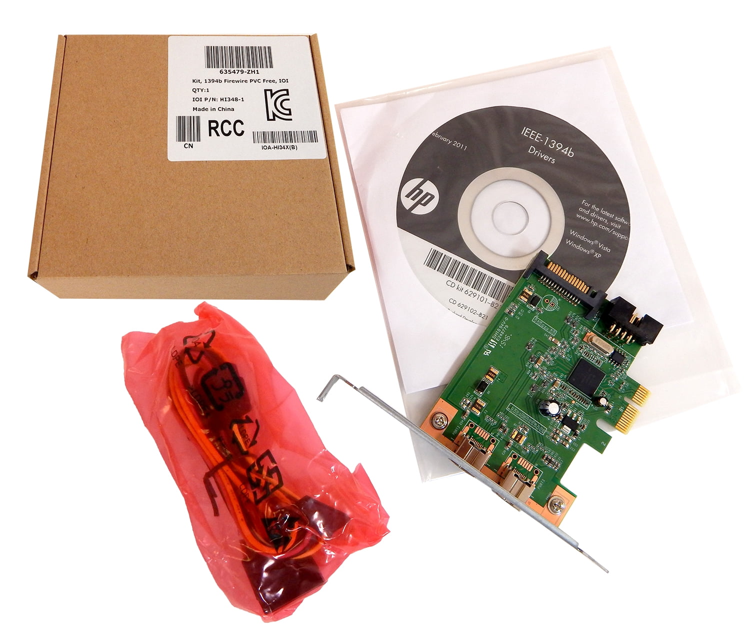 HP PCIe IEEE 1394b Firewire Interface Card