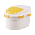 thumbnail image 1 of Caja de almacenamiento de alimentos para perros y gatos Sunnimix Basura Amarillo S, 1 of 8