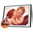 thumbnail image 1 of Cuadros Decorativos Pintura de diamante 5D DIY Ángel bebé Taladro redondo completo Mosaico de diamantes de imitación (1) Tmvgtek embutido en tela, 1 of 6