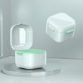 thumbnail image 5 of Estuche para dentaduras postizas, caja de baño para dentaduras postizas para viajar, cuidado limpio, protector bucal y dentaduras postizas, 5 of 5