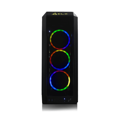 CLX - SET Gaming Desktop - Intel Core i9 10850K - 64GB Memory - NVIDIA GeForce RTX 3070 - 1TB NVMe SSD + 6TB HDD - Black