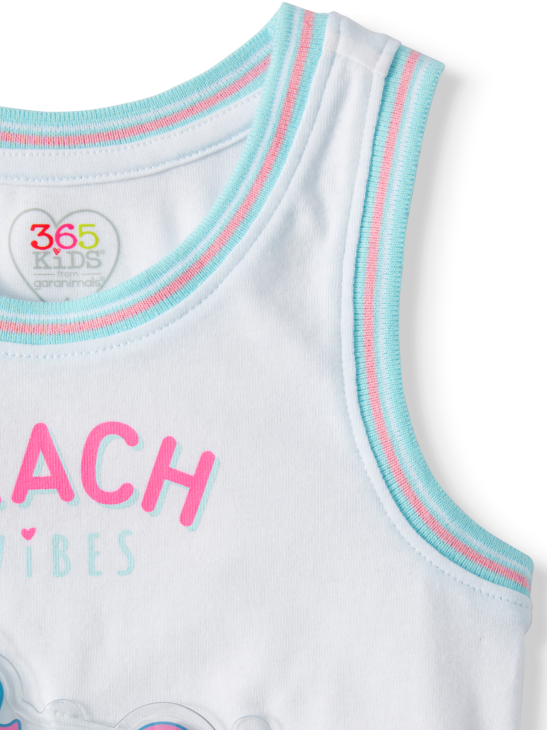 Tie Front Graphic Tank Top (Little Girls & Big Girls) - image 3 of 3