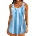 thumbnail image 3 of YDLCAFD Easter Ladies Split Swimsuit Plus Size Skirt Bikini Chest Bow Printed Swimsuit, 3 of 8