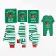thumbnail image 1 of Pijamas familiares a juego de Navidad, conjunto de pijamas de Reno a través de la nieve, rayas verdes, Dachshund, 2023, 1 of 3