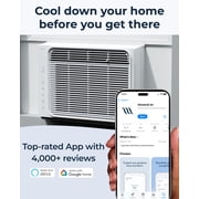 Windmill 6,000 BTU Window Air Conditioner - Lite Series - Quiet & Smart, Cools up to 250 Sq. Ft. - App/Wi-Fi, Remote Control, Voice