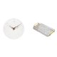 thumbnail image 1 of Reloj de pared,Reloj de pared decorativo para baño o dormitorio,Bandeja para servir,Bandeja rectangular para servir en la cocina con asa,Bandeja de almacenamiento Plato para servir Tocador de, 1 of 8