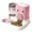 Pink, variant on 2-in-1 Automatic Pet Feeder & Water Dispenser - Removable Portable Cat/Dog Bowl Set, 1800ml Food & 800ml Water Capacity for Small Animals (Puppy/Kitten)