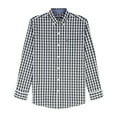 thumbnail image 4 of Men's IZOD Performance Comfort Classic Long Sleeve Button-Down Shirt Color: Bright White Size: XXL, 4 of 4