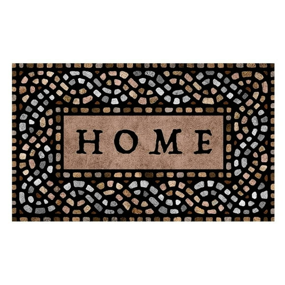 Tapete de entrada Living Collection Curling Stone Gris