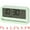Turquoise, variant on Unique Bargains Night Light Electric Alarm Clock Beige 5.7"L x 1.2"W x 3.3"H