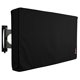 thumbnail image 1 of Outdoor Waterproof TV Cover for 8085 Inch Flat Screen Black 600D Fabric, 1 of 5