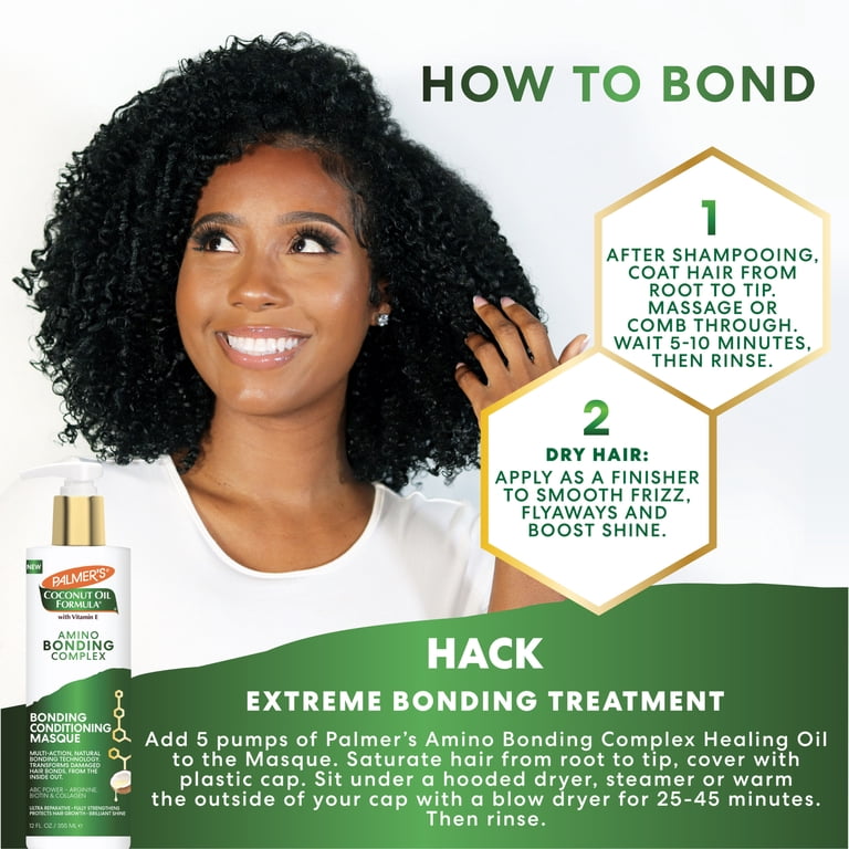 Palmer's Coconut Oil Bonding Conditioning Mask, 12 oz photo 6