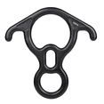 thumbnail image 2 of 50KN Rescue Figure 8 Descender Durable Aluminum Alloy Belay Device for Rock Climbing and Peak Rescue, 2 of 9