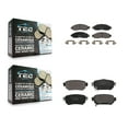 thumbnail image 1 of TEC Front Rear Ceramic Brake Pads Kit for Car Nissan LEAF with Electric Parking KTC-100677, 1 of 10