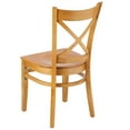 thumbnail image 4 of Beechwood Mountain Cross-back Solid Wood Dining Chairs (Set of 2) Black Black Finish, 4 of 5