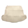 thumbnail image 1 of Tapete de forro de carga trasero Unique Bargains para Honda CRV 2007-2011, XPE, cuero de microfibra, beige, borde elevado, patrón de diamante 3D, 1 of 1