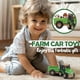 thumbnail image 5 of WoodenEdu Juguetes de tractor de madera para niños pequeños de 1 a 3 años, juguetes para vehículos de bebé, juguetes de empuje manual para niños de 1, 2 y 3 años (verde), 5 of 5