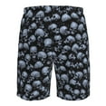 thumbnail image 6 of Disketp Men'S Swim Trunks Hawaiian Breathable Surf Beach Swimsuits Mesh Lining Beach Shorts With Pockets-Gothic Skull, 6 of 9