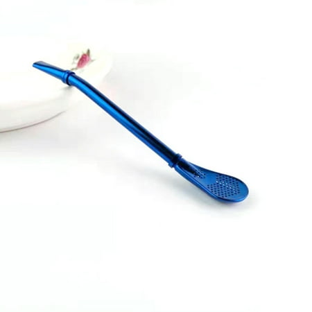 

NIUREDLTD Stainless Steel Double Ring Suction Spoon Double-side Filter Hole Multi-purpose