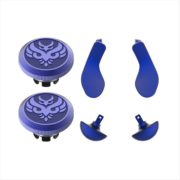 Tapas de joystick de metal con botones traseros tipo paleta compatibles con el controlador PS5 Edge Elite