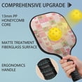 thumbnail image 2 of Pickleball Paddles Set,Pioneer Flower Floral Print Pattern Fiberglass Surface Pickleball Racket Set with 2 Indoor Outdoor Pickleball Balls and Pickleball Bag,Pickle-ball Equipment, 2 of 6