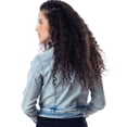 thumbnail image 2 of Chamarra Mujer Mezclilla Stretch Acid Wash Claro, 2 of 6