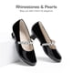thumbnail image 4 of Zapatos de Vestir para Niñas DREAM PAIRS Mary Jane con Perlas y Piedras Brillantes, 4 of 8