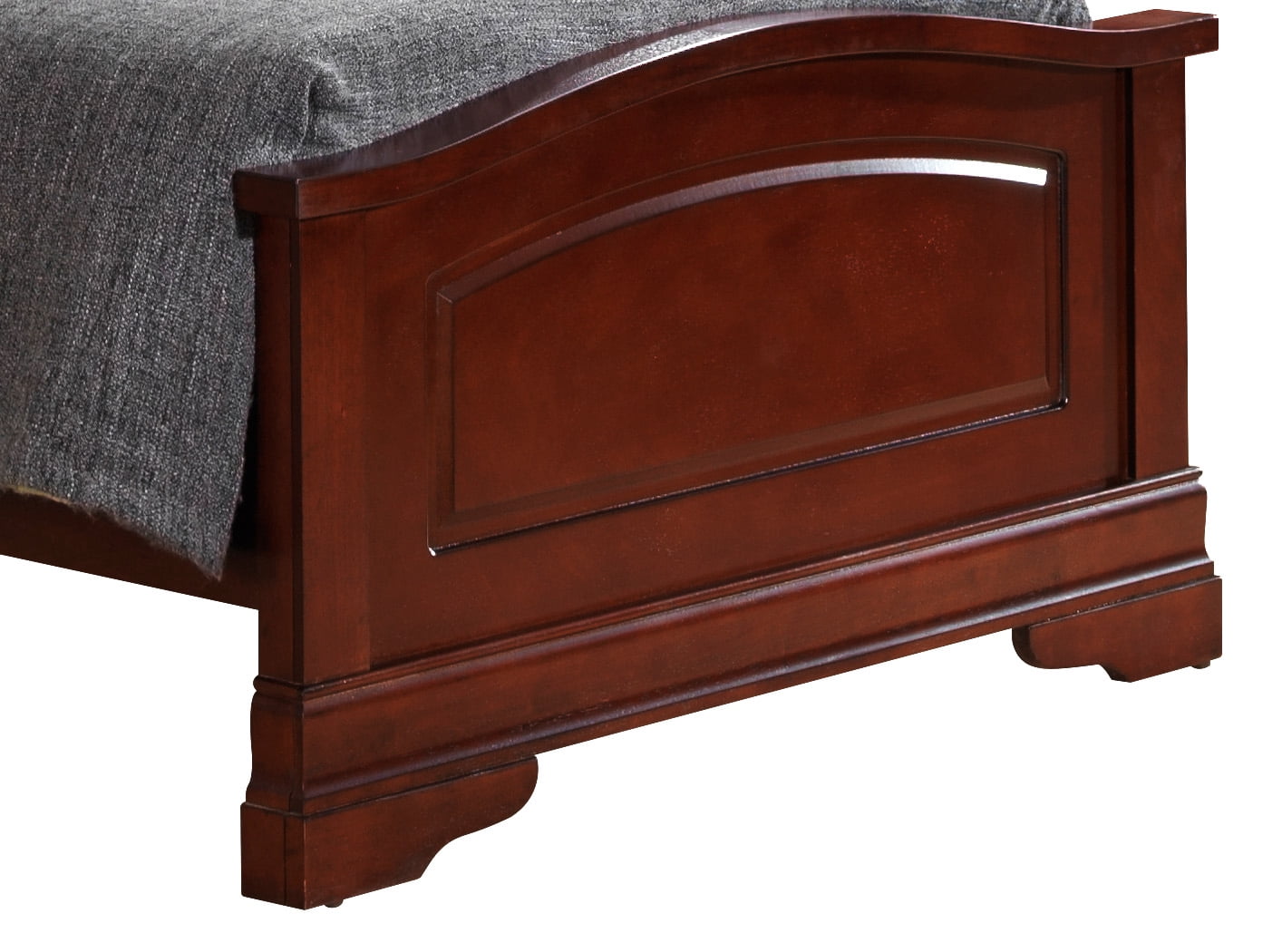 Glory Furniture Louis Phillipe Twin Bed in Cherry Color