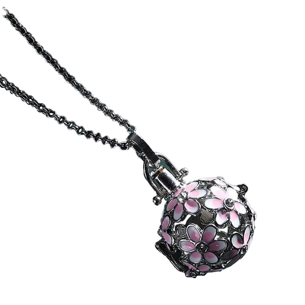 Collar de fragancia de goteo de aceite - Medallón de encanto - Joyería mágica encantadora para mujeres, madres, padres Adepaton BST2000451-5