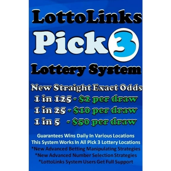 LottoLinks Pick 3 Lottery System (Paperback)