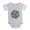 Heather Gray, variant on CafePress - Menger Sponge - Cute Infant Baby Football Bodysuit