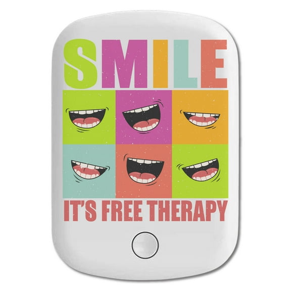 DistinctInk Magnetic Battery Pack, 5000 mAh Wireless Portable Charger with USB-C Cable, Compatible with MagSafe iPhone 14 / 13 / 12 Series - Smile Free Therapy