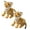 Z-Yellow 2PCS, variant on kjfeif Tiger Stuffed Animals, 9.1" Stuffed Tiger Animal Plush toys Safari Cute Realistic Tiger Plush Gifts for Kids Boys Girl Soft Pillow Jungle Birthday Valentine