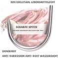 thumbnail image 2 of Gancho de carnicero de acero inoxidable anticorrosión, ganchos de carne en forma de S para procesamiento de carne, gancho afilado para colgar, secar, ahumar, acero inoxidable grueso de alta calidad, 2 of 5