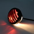 thumbnail image 3 of Round Motorcycle Tail Brake Light For Bobber Chopper Rat Custom Black, 3 of 3