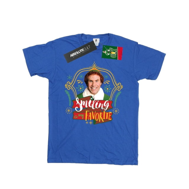 Elf Mens Buddy Smiling T-Shirt