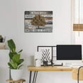 thumbnail image 3 of Vintage Office Artwork Wall Decor In This Office Motivational Posters Brown Maple Tree Picture Print on Canvas Inspiring Wall Art for Home School Office Decoration Framed Inspirational Gifts 12x16inch, 3 of 6