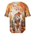 thumbnail image 2 of Happy Thanksgiving Havanese Give Thanks Fall Beanie Scarf Welcome All Over Print 3D Baseball Shirt Havanese Dog Lover Gifts Idea Softball Sport - 00020, 2 of 6