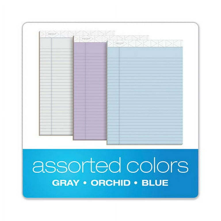 Prism + Colored Writing Pads, Wide/Legal Rule, 50 Pastel Orchid 8.5 x 11.75 Sheets, 12/Pack Prism + Colored Writing Pads, Wide/Legal Rule, 50 Pastel Orchid 8.5 x 11.75 Sheets, 12/Pack