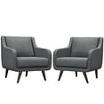 thumbnail image 2 of Modway Verve Armchairs Set of 2 in Gray, 2 of 5
