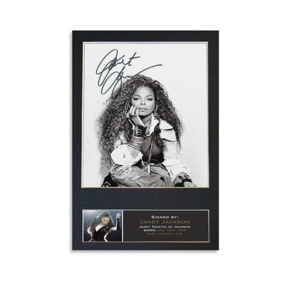 Janet Jackson 3 Canvas Poster Wall Decorative Art Painting Living Room Bedroom Decoration Gift