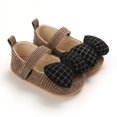 thumbnail image 6 of Toddler Baby Girls Princess Bowknot Sandals Crib Shoes Infants Flat Walking Shoes, 6 of 7