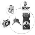 thumbnail image 3 of 2.5/ 3/ 4 Door Locking Hasp Staple Padlock Cupboard Shed Garage Lock W/ Keys, 3 of 9