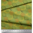 thumbnail image 3 of Soimoi Green Cotton Duck Fabric Lemon Slice Vegetable Printed Fabric 1 Yard 42 Inch Wide, 3 of 3