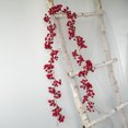 thumbnail image 3 of Guirnalda de Navidad de bayas rojas, guirnalda de bayas artificiales flexibles para decoración de chimenea de interior y exterior para el invierno, vacaciones de Navidad, decoración de Año Nuevo kaili Sencillez, 3 of 4