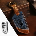 thumbnail image 1 of Car Key Fob Cover Case Protector For BMW X1 5 Series 7 Series X3 Car Key Fob Cover Leather Case Blade Key, 1 of 20
