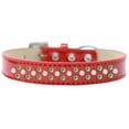 thumbnail image 3 of Mirage Pet Sprinkles Ice Cream Dog Collar Pearl and Lime Green Crystals Size 16 Silver, 3 of 10