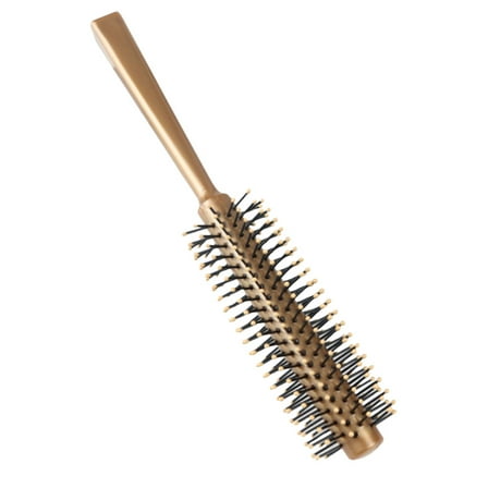 Pawsdot Home Use Hair Brush Blow Drying Roller with Sturdy Construction and Light Brown Finish