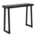 thumbnail image 7 of Ktaxon 43.3" W Console Table, Entryway Table  Modern Sofa TV Coffee Desk Couch Storage Shelves for Entrance, Hallway, Foyer, Living Room, Black, 7 of 7